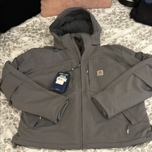 COPY - Carhartt Gray Hooded Jacket